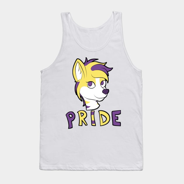 Intersex Pride - Furry Mascot Tank Top by Aleina928